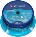 Verbatim CD-R 700MB 25Pk Spindle 52x