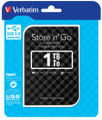 Verbatim 1TB 2.5' USB 3.0 Black Store'n'Go HDD Grid Design