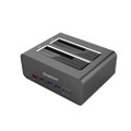 Simplecom SD352 USB 3.0 to Dual SATA Aluminium Docking Station 3 Prt