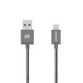 mbeat 'Toughlink' Space Gray 1.2m Metal Braided MFI Lightning Cable