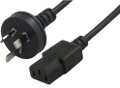 Astrotek AU Power Cable 2m - Male Wall 240v PC to Power Socket 3pin