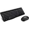 RAPOO X1800S 2.4GHz Wireless Optical Keyboard Mouse Combo Black - 1000DPI Nano Receiver