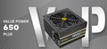 Antec VP650P PLUS 500w PSU. 80+ @ 85% Efficiency AC120-240V, Continuou