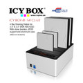 ICY BOX 4 bay JBOD docking and cloning station with USB 3.0 for SATA