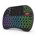 Rii X8 Mini Wireless Keyboard Touchpad Combo RGB Backlight 2.4GHZ