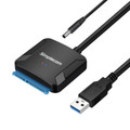 Simplecom SA236 USB 3.0 to SATA Adapter Cable Converter with Power Supply for 2.5" & 3.5" HDD SSD