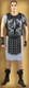The cuirass/cingulum is shown here with tunic, pauldron, gauntlet, wrist wrap, and boots (available separately).