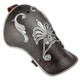 Leather covered pauldron made of lightweight fiberglass
