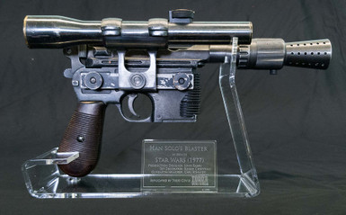 Han Solo DL-44 Blaster Stand - Todd's Costumes