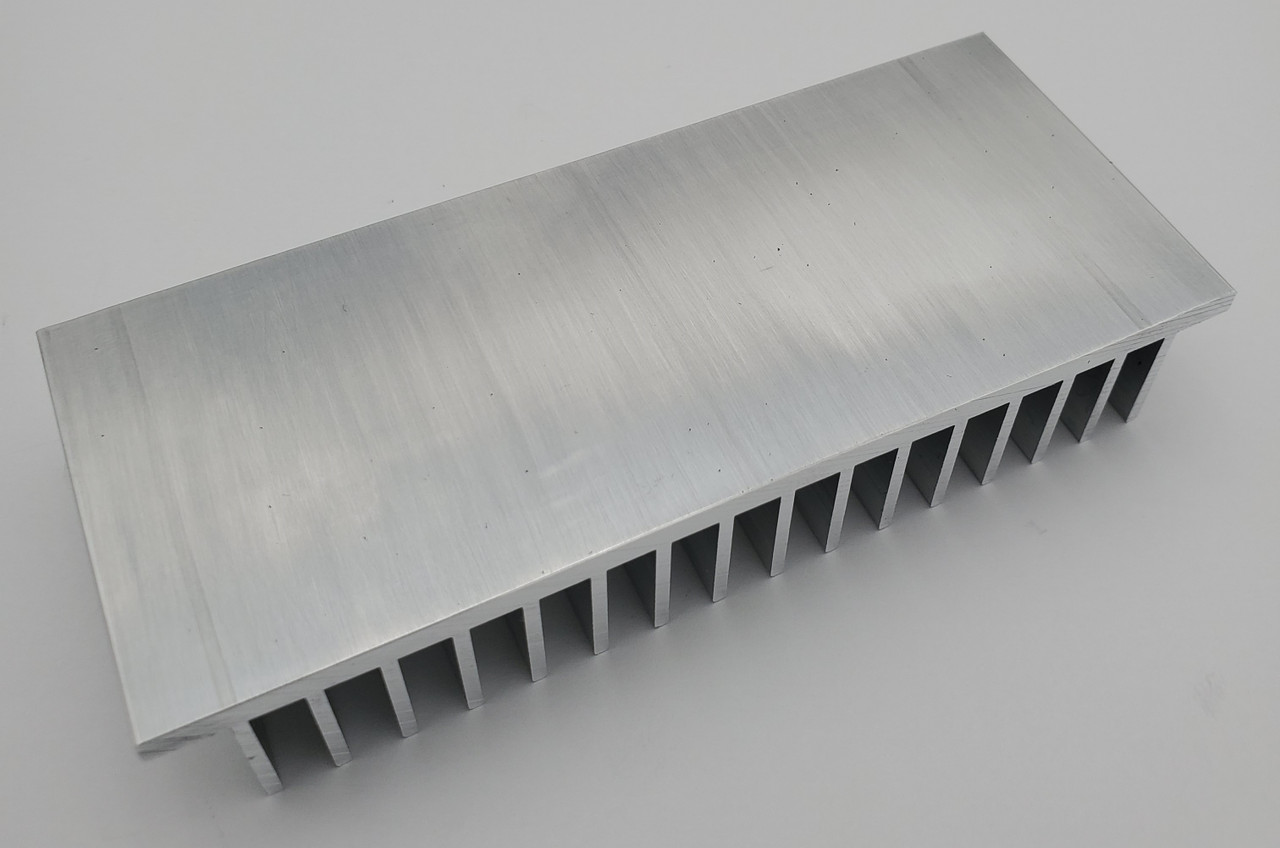 4.850" Wide Extruded Aluminum Heatsink