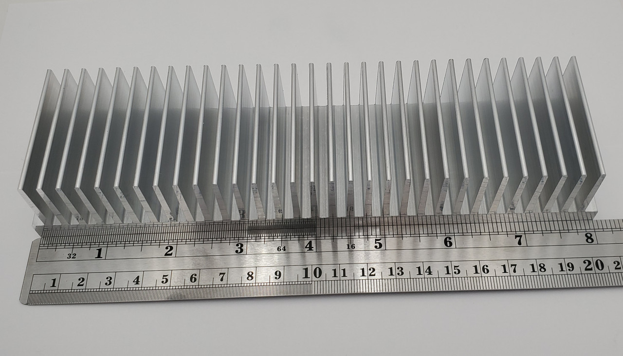 8.000" Wide Extruded Aluminum Heatsink