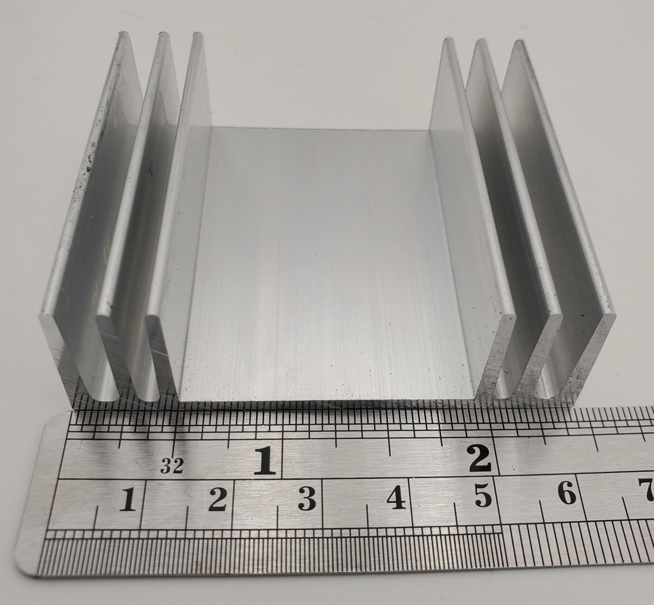 2.425" Wide Extruded Aluminum Heatsink