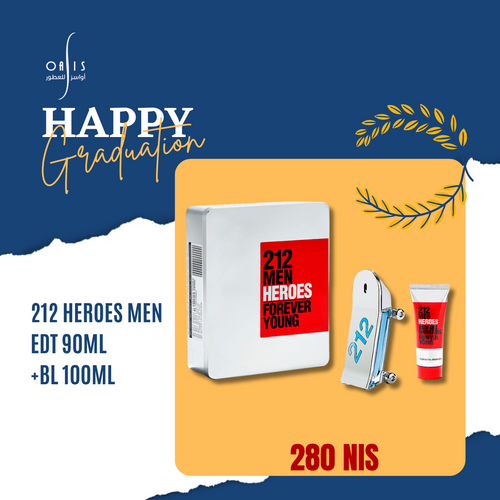212 HEROES MEN EDT 90ML+BL 100ML