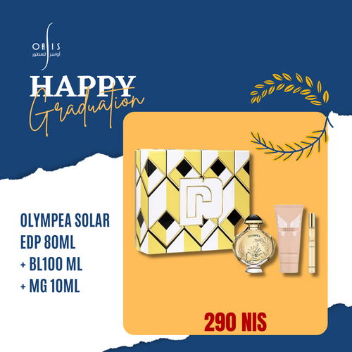OLYMPEA SOLAR EDP 80ML + BL100 ML+ MG 10ML