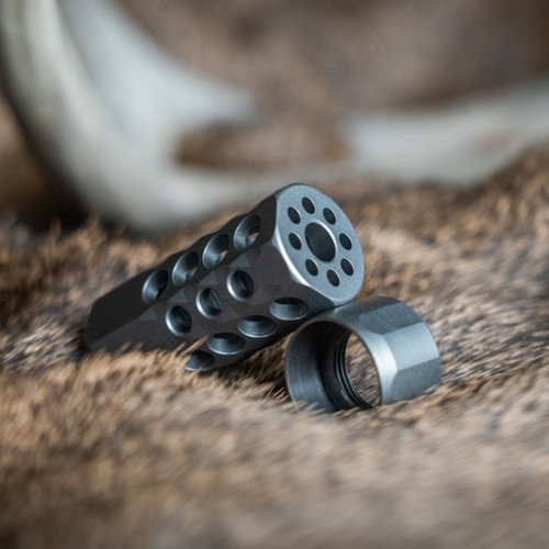 Sporter Rad Brake - 30 Cal - 1/2-28 Thread - STAINLESS