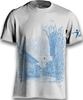 Roof Jump Tee - Silver-Blue