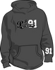 Parkour 91 Hoodie - Charcoal