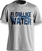 Flow Like Water Tee - Silver