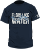 Flow Like Water Tee - Navy