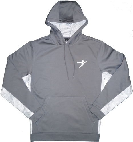 Camo Performance Hoodie - Gray / White