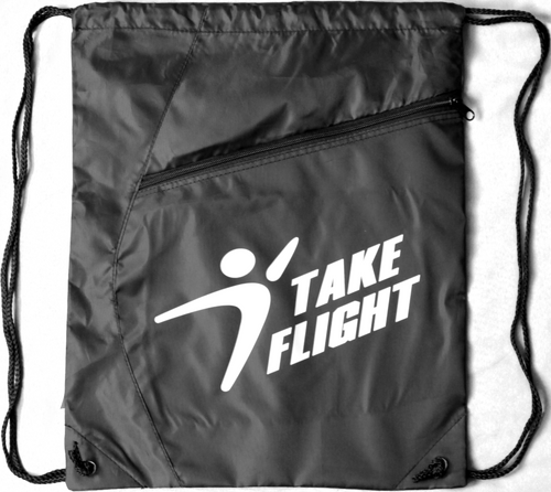 Take Flight Cinch Bag - Maroon