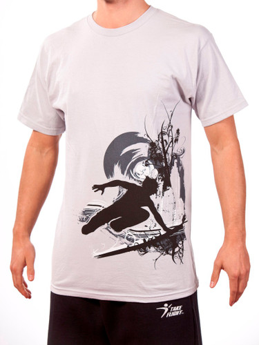 Vault Man Tee - Silver