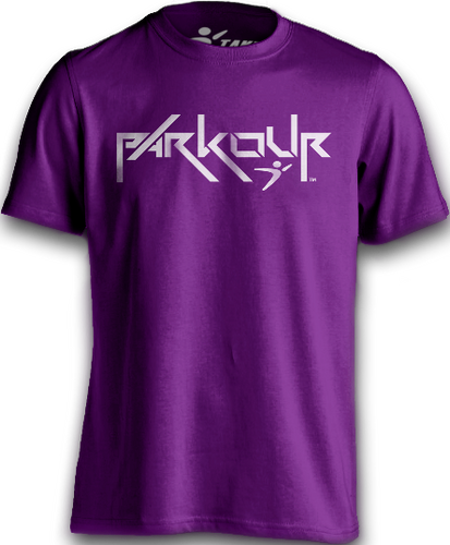 Parkour Cutter Tee - Purple
