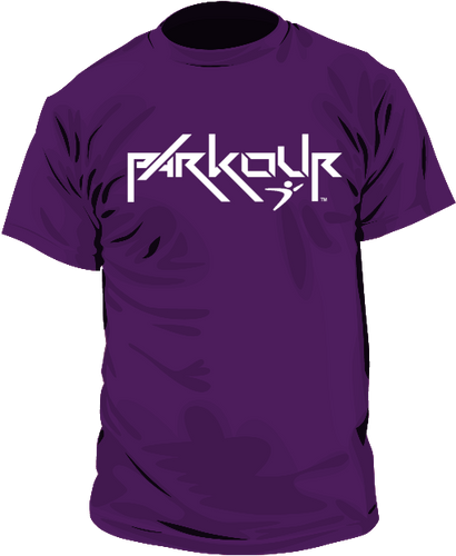 Parkour Cutter Tee - Purple