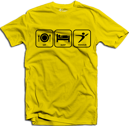 Eat. Sleep. Parkour. - Yellow