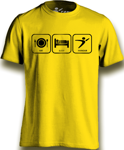 Eat. Sleep. Parkour. - Yellow
