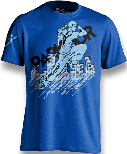 Trace Your Path Tee - Royal Blue