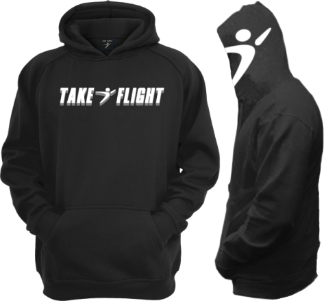 Take Flight Classic Hoodie Zip - White