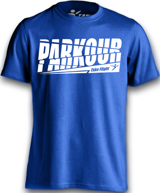 Parkour Reaction Tee - Royal Blue