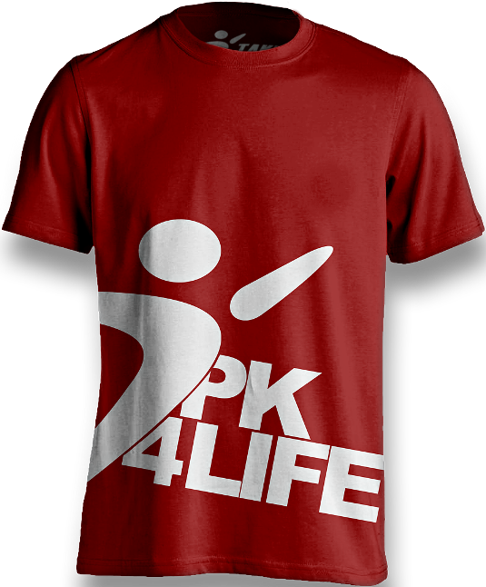 PK4Life Tee - Cardinal