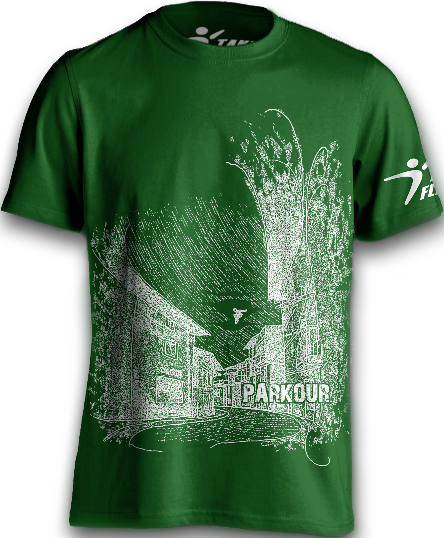 Roof Jump Tee - Green