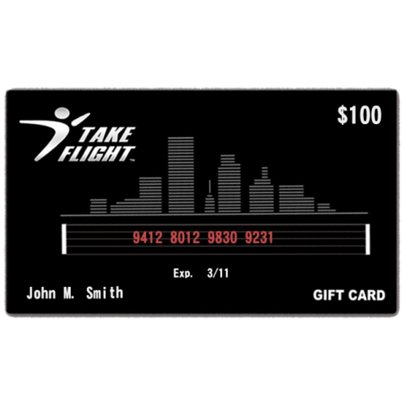 $100 Take Flight Gift Card $100 Take Flight Gift Card
