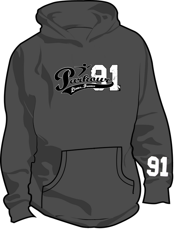 Parkour 91 Hoodie - Charcoal