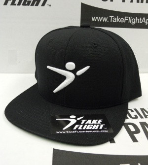 Flight Man Snapback - Black