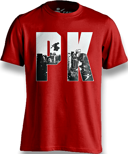 PK Jumper Tee - Cardinal