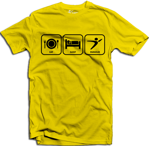 Eat. Sleep. Parkour. - Yellow