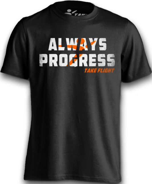 Always Progress Tee - Black