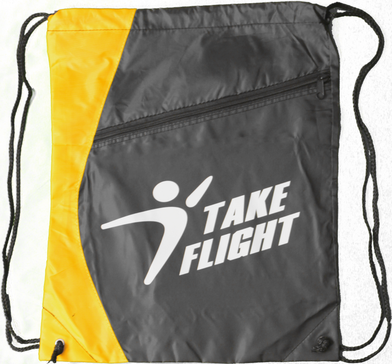 Take Flight Cinch Bag - Yellow