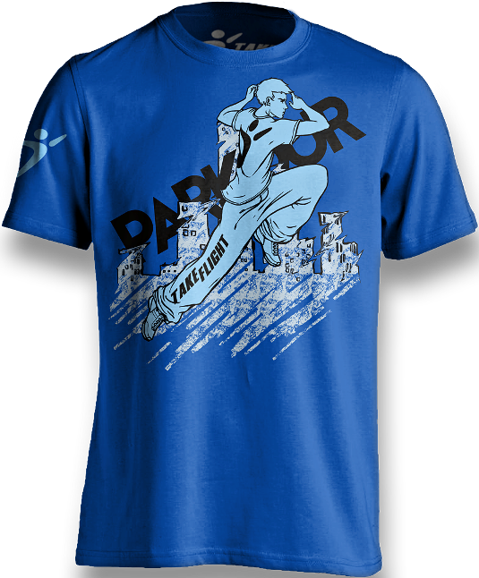 Trace Your Path Tee - Royal Blue