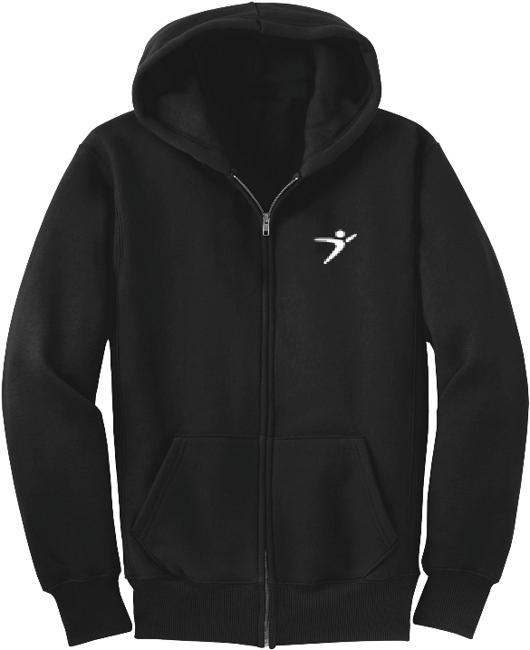 Take Flight Classic Hoodie Zip - Black