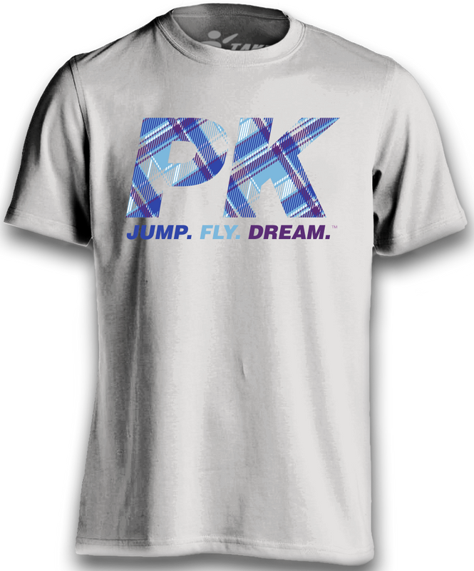 PK PLAID Tee - Silver - Medium (Only 1 Available) PK PLAID Tee - Silver - Medium (Only 1 Available)