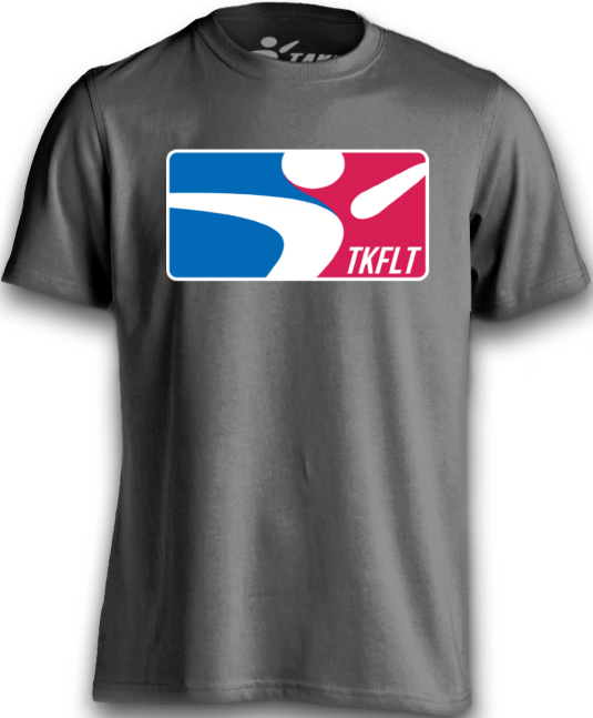 TKFLT Logo Tee - Charcoal - Small (Only 1 Available)
