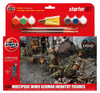 Airfix A55210 WWII German Infantry Multipose Starter Set 1:32 Scale Model Kit