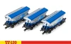 Hornby TT6049 1:120 CDA Hopper, ECC, no. 375081, 375043, 375018, triple pack