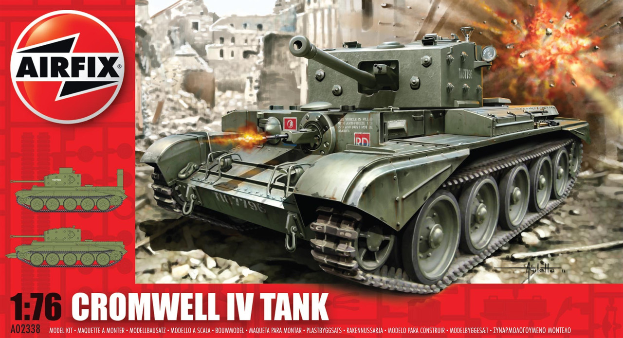 Airfix A02338 Cromwell Cruiser Tank 1:76 Scale Model Kit