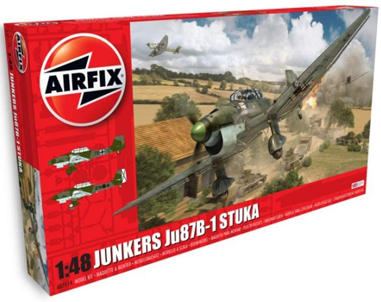 Airfix A07114 Junkers Ju87 B-1 Stuka 1:48 Scale Model Kit